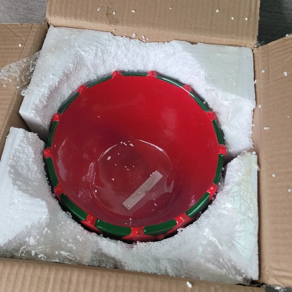Grandin Road Nutcracker Bowl James Christmas Holiday Decor RETIRED & RARE w Box